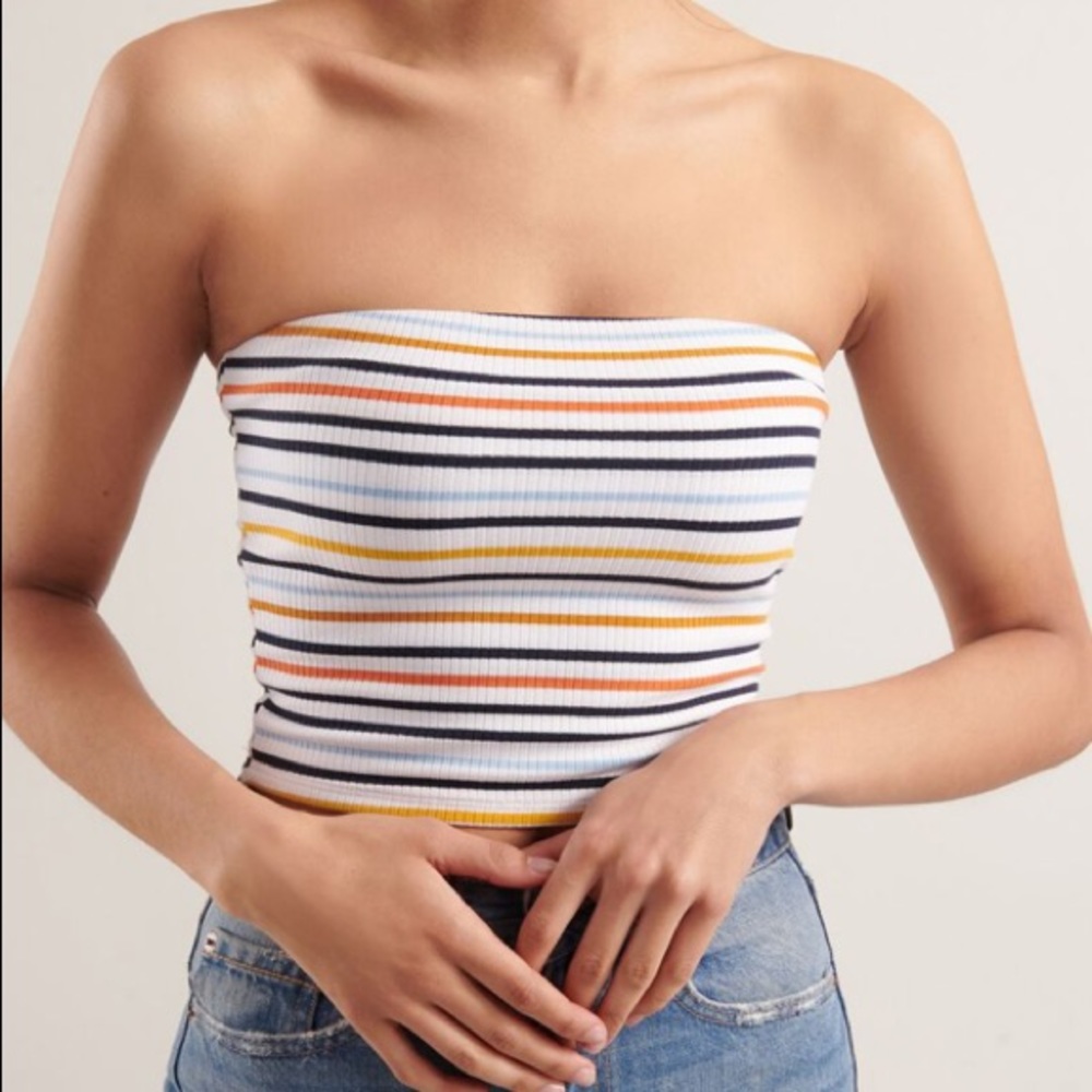 The essential Ribbed Tube Top